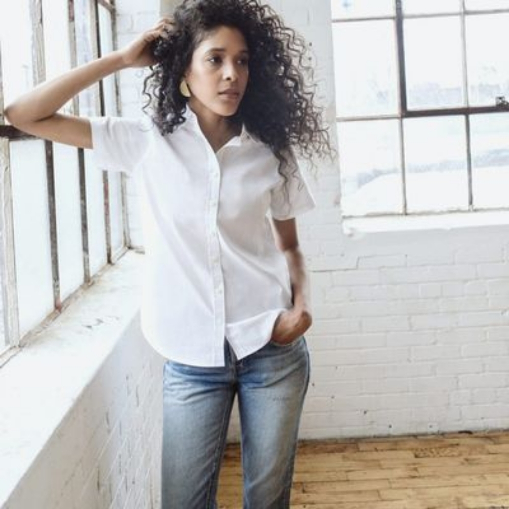 Tradlands 105 The Lily Button Up Shirt in White
